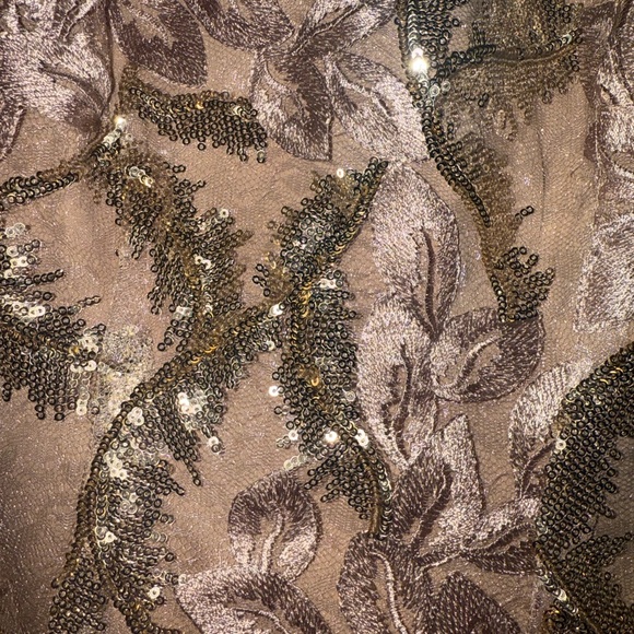 VENUS Sequin Embellished Top in Gold - Picture 3 of 8